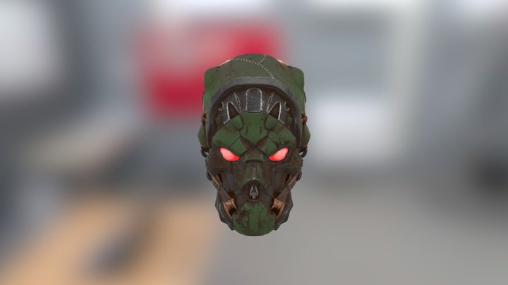 GDC FPS Female render 3D Model
