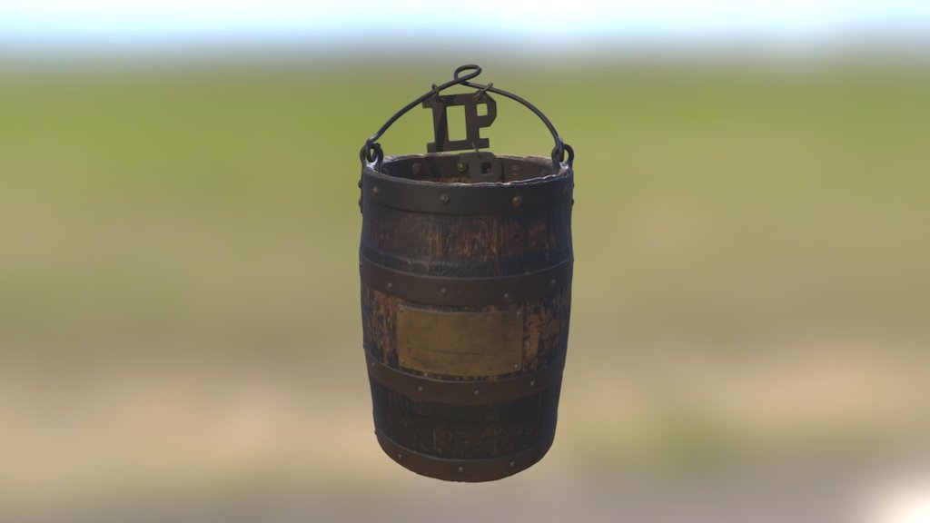 IUPurdue Oaken Bucket 3D model by IU3D [fc86871] Sketchfab
