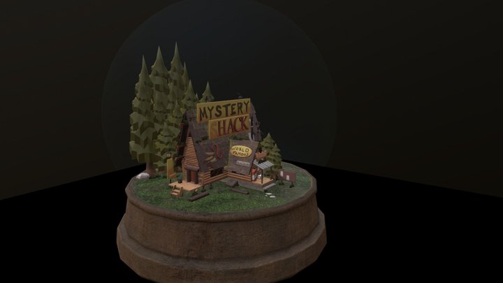 Gravity Falls - Mystery Shack 3D Model