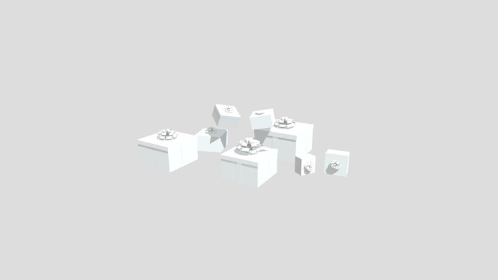 礼品盒 3D Model