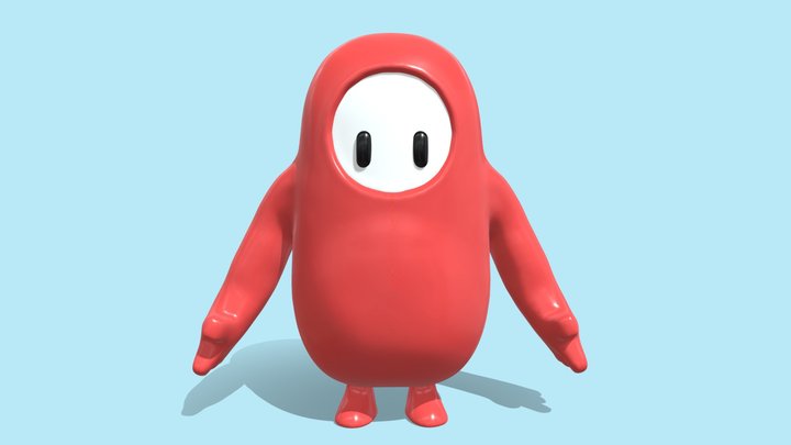 Fall Guys 3D Model