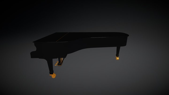 piano 3D Model