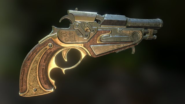 Revolver 3D Model