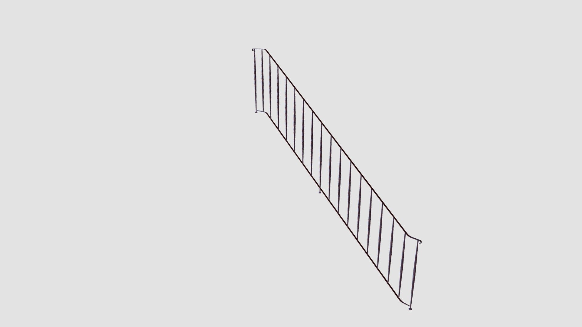 railing - Buy Royalty Free 3D model by Evermotion [fc880b0] - Sketchfab ...