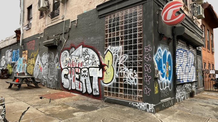 Graffiti - Brooklyn NYC #graffiti Jan 2023 3D Model