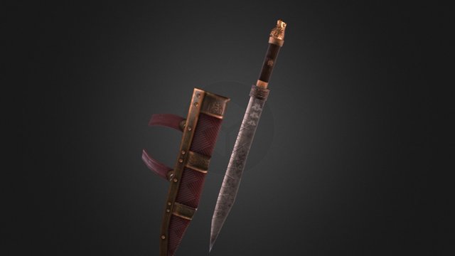 Seax of Grimbeorn 3D Model
