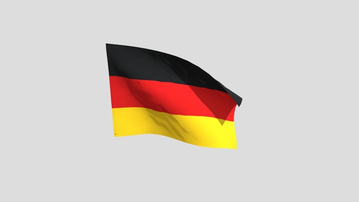 Flag Germany 3D Model