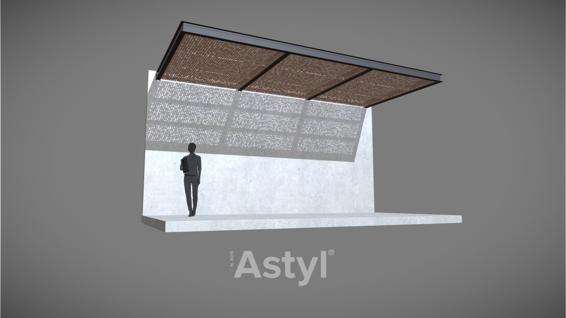 PERGOLAS - FRONTAL — Sketchfab embed 3D viewer
