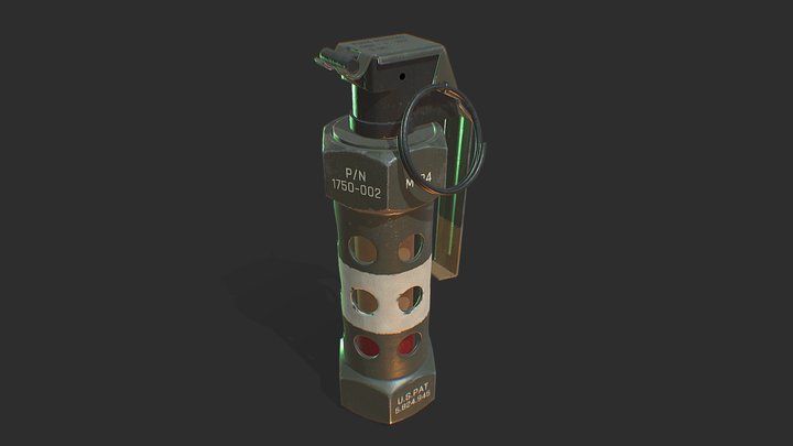 Stun grenade 3D Model