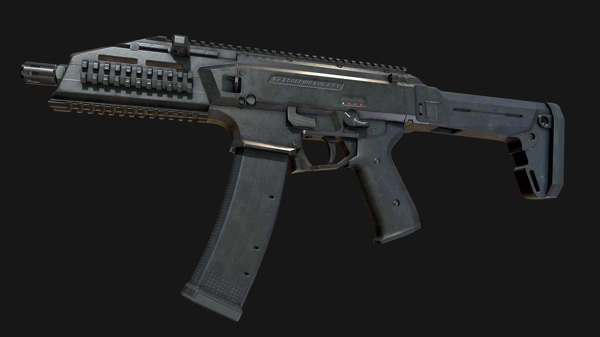 CZ Scorpion EVO 3 S1 - Download Free 3D model by Artem Goyko (@Artem ...