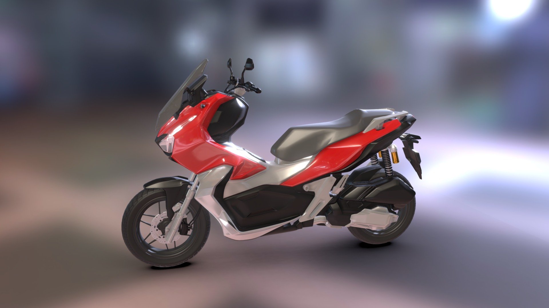 Honda Adv150 Buy Royalty Free 3d Model By Phac Fc9024d Sketchfab