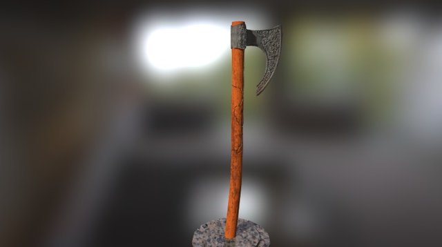 Viking Axe 3D Model