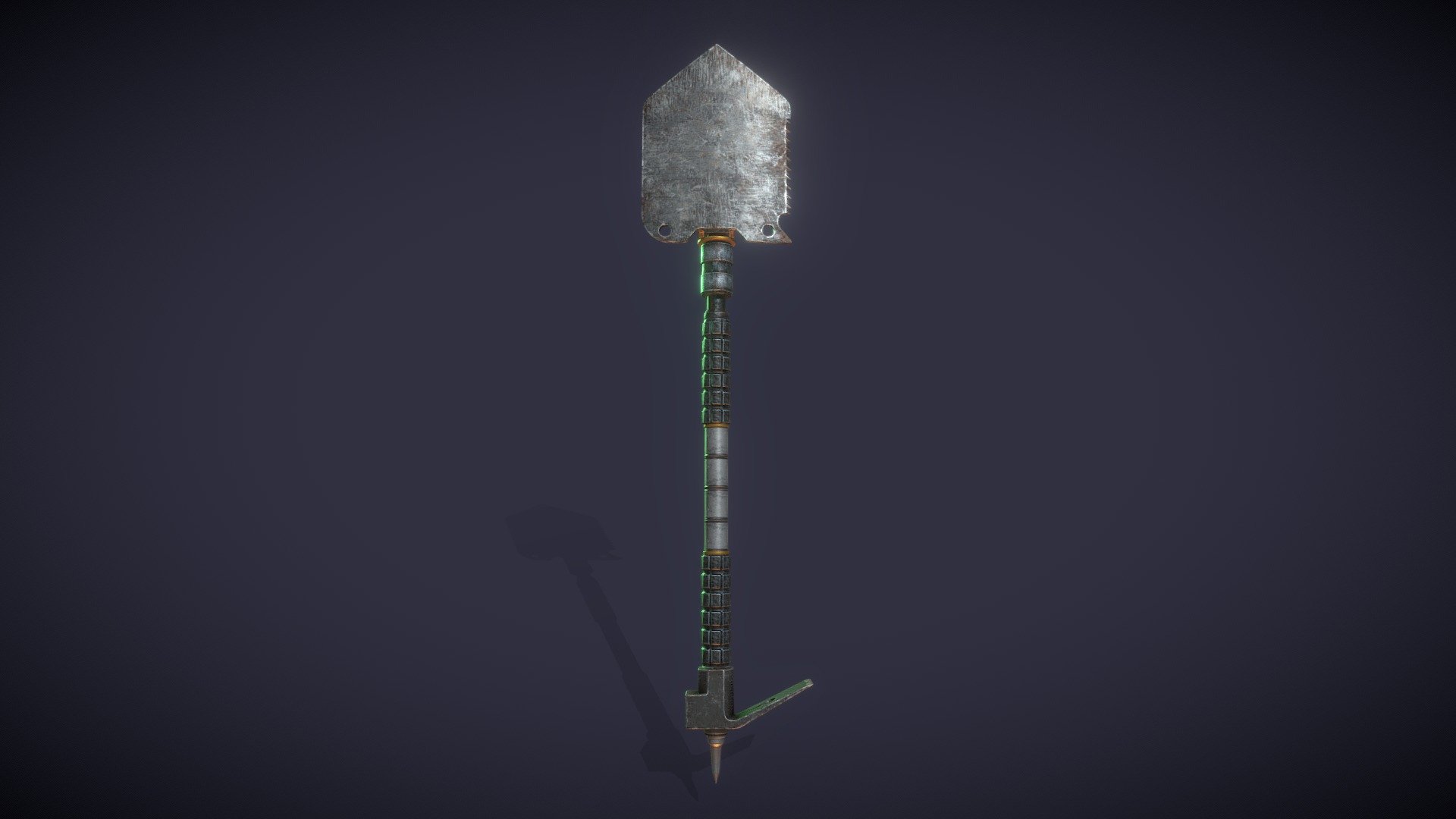 Melee Apocalypse Weapons Combat Shovel 3D model by Hitoshi Matsui