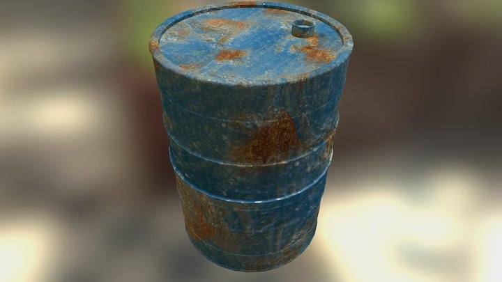 Iron Barrel 3D Model