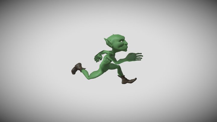 Goblin Run Cycle 3D Model