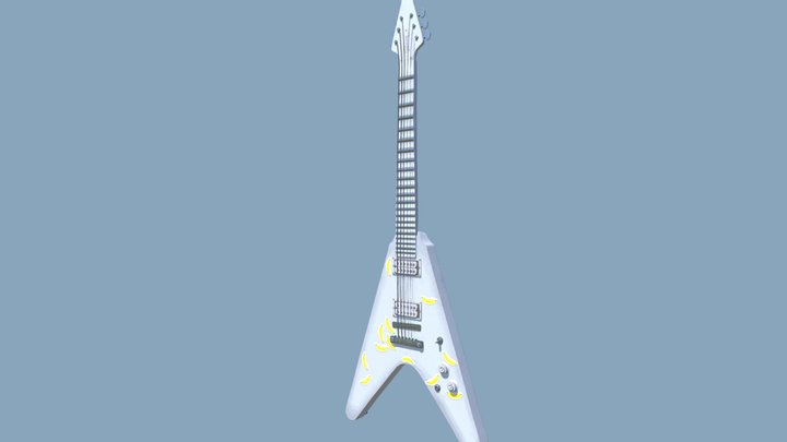 Flying V Snow Falcon (Metalocalypse) 3D Model