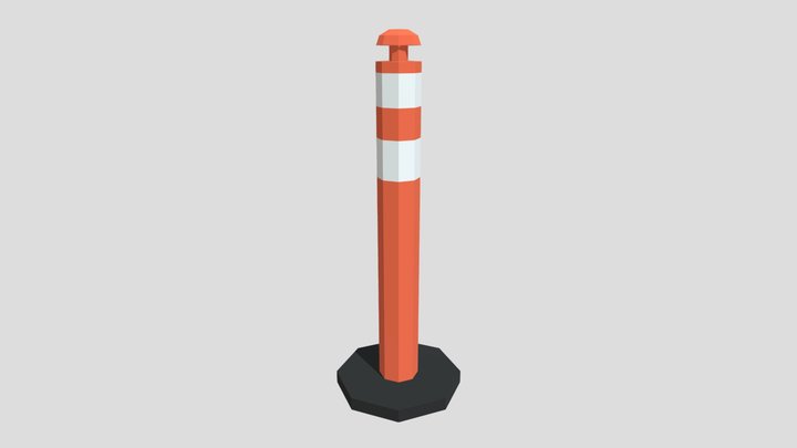 Low-poly Cone – Gratis 3D-model STL
