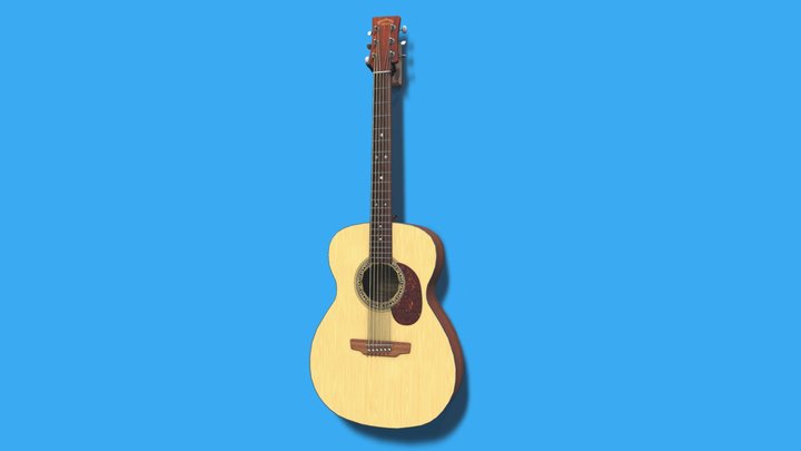 Classic Guitar 3D Model – Modelo 3D gratuito STL