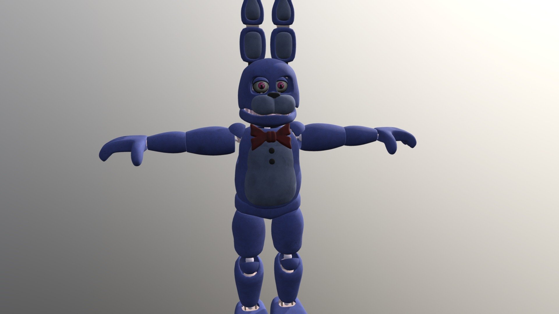Unwithered Bonnie By Coolioart Fbx Download Free 3d Model By Wp