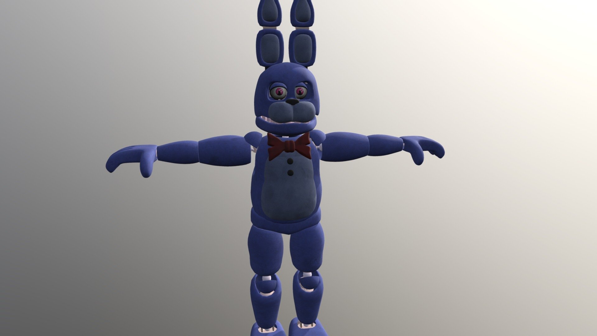 Bonnie Five Night's At Freddy's: Help Wanted - Download Free 3D model by  RandomFnafUserlol (@RandomUserlololol) [bbdf052]