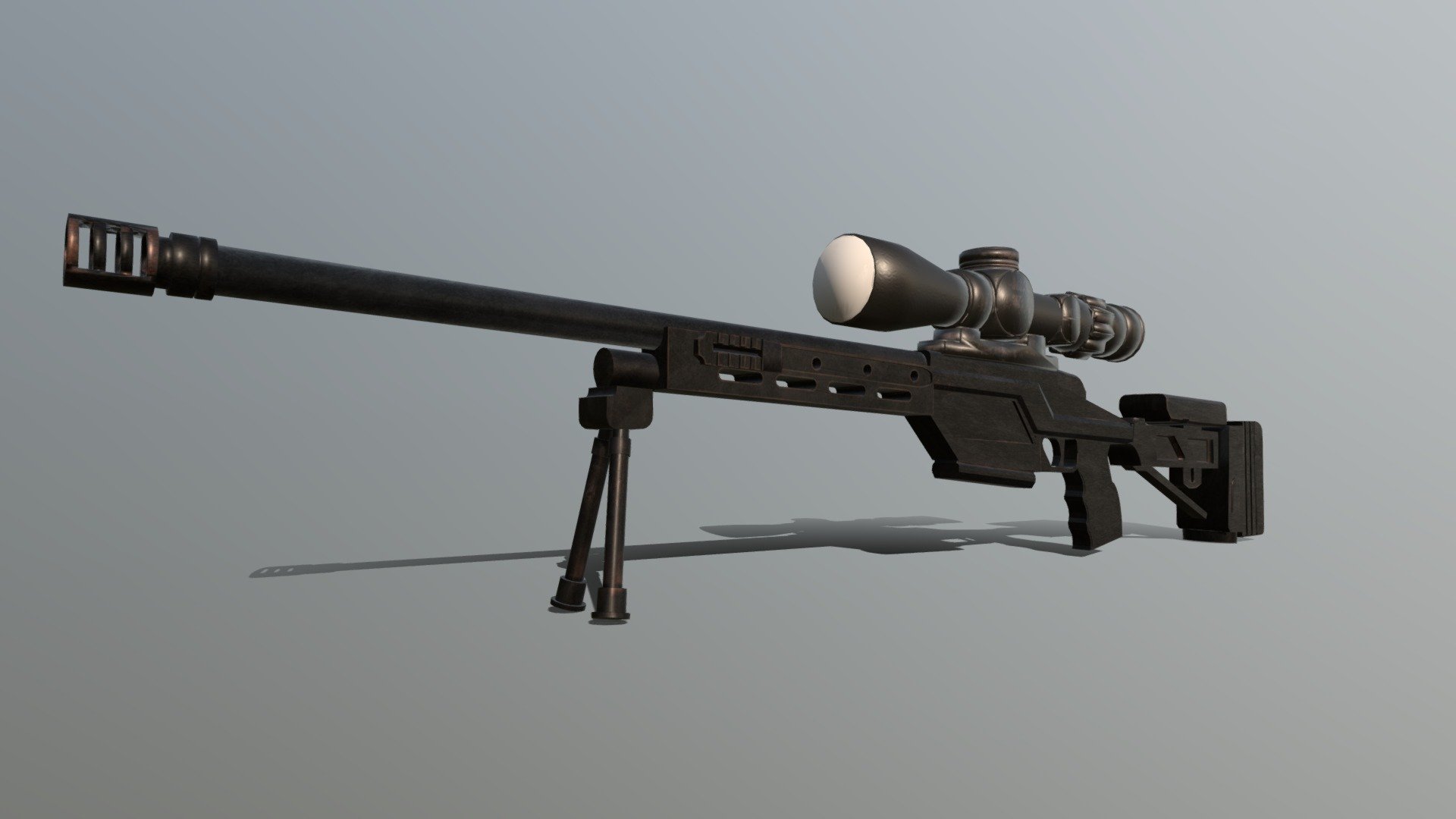 Sniper Riffle (Satevari MSWP) - Download Free 3D model by Ali_Abid ...