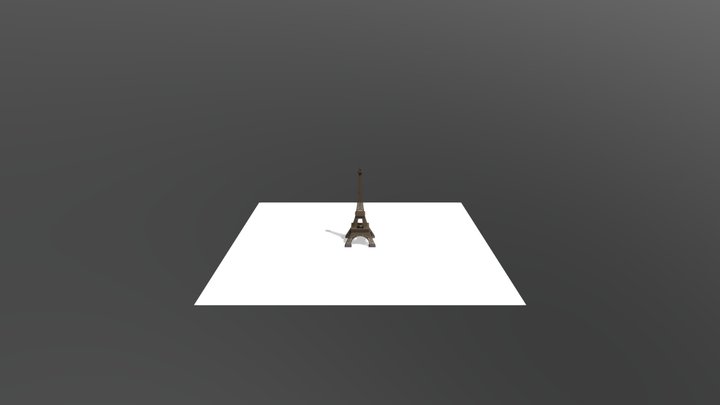EIFFEL TOWER LEVEL1 3D Model