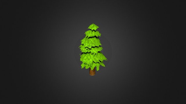 LowPoly Tree 3D Model