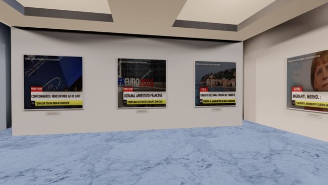 Instamuseum for @Cronacanera 3D Model