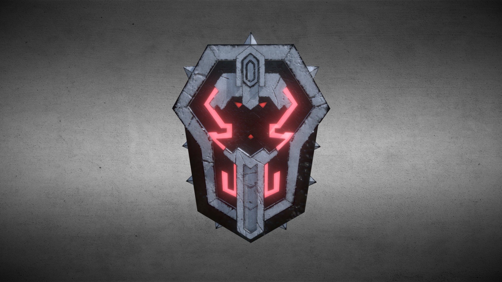 Black iron dwarf shield