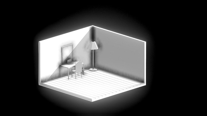 LowpolyRoom 3D Model