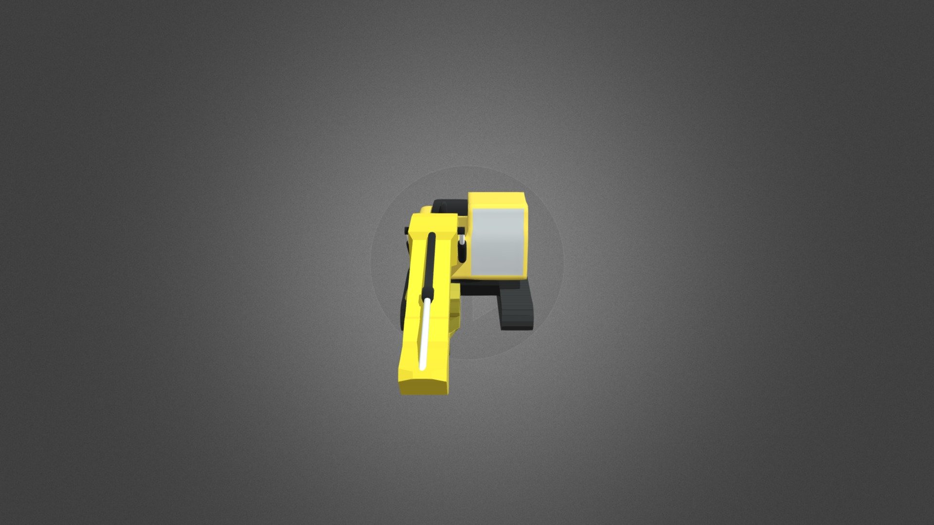 Excavator Low Poly (Excabadora Bajo poligonaje)