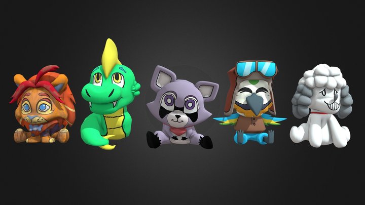 Indigo Park - Plushies – Modello 3D gratuito STL