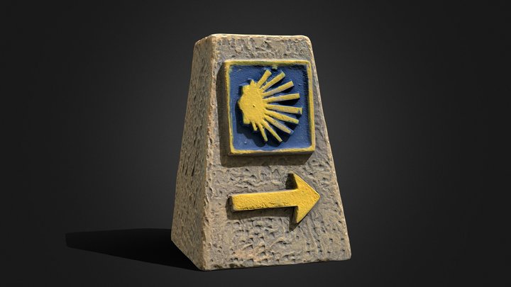 Camino de Santiago Milestone .::RAWscan::. – Modello 3D gratuito STL