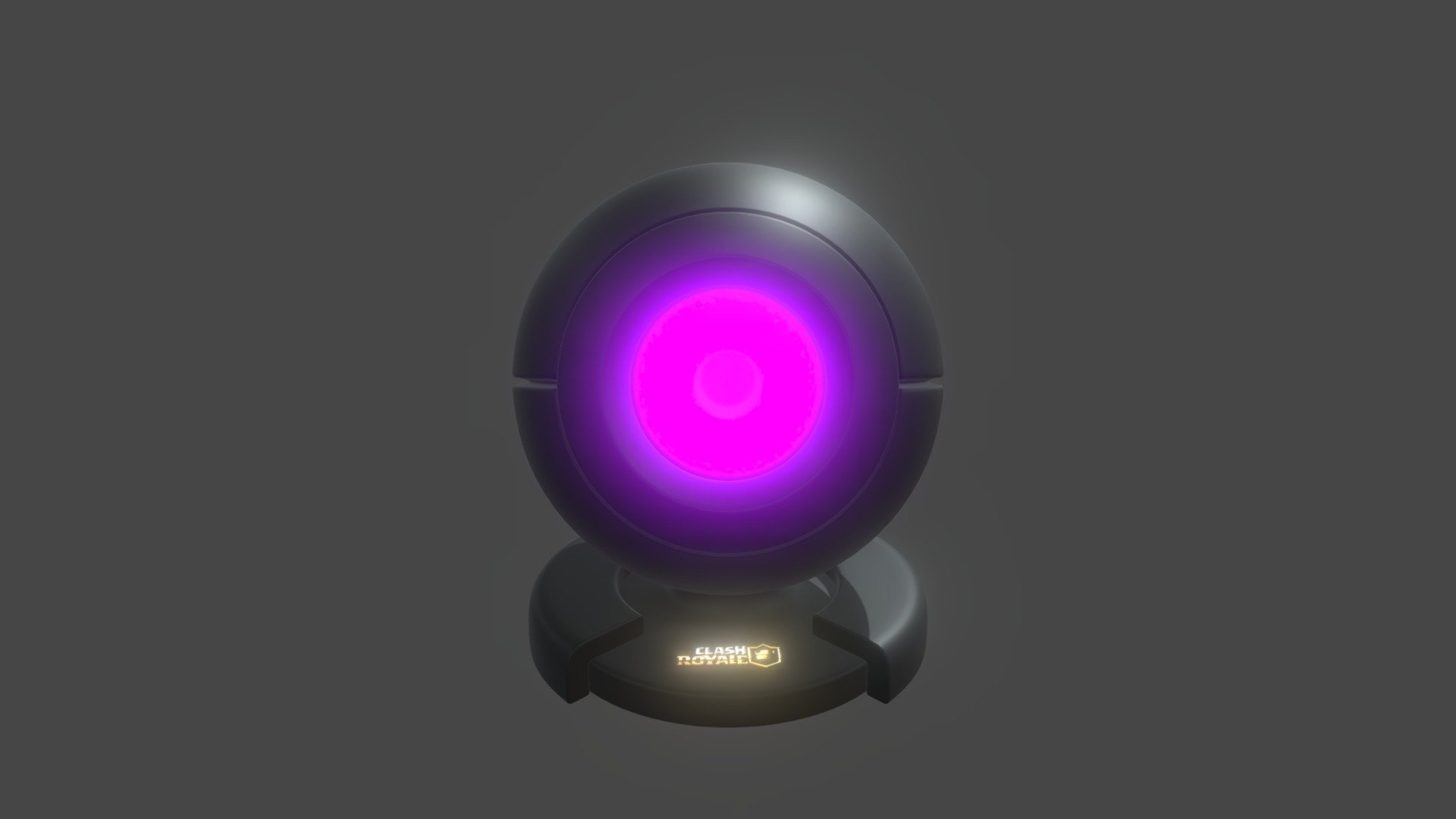 Emissive Clash Royale Textured Trophy