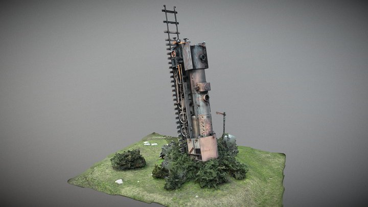The Train to Heaven in Wroclaw 3D Model