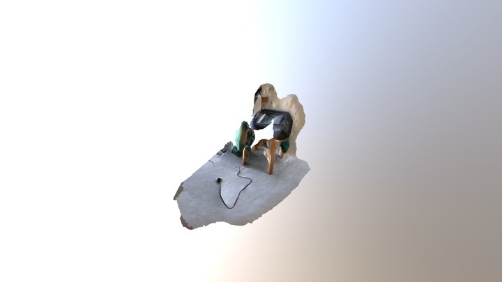 D 3D Model