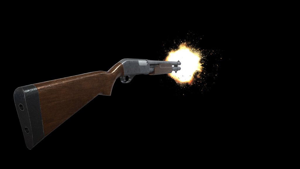 Free animated Pump Shotgun