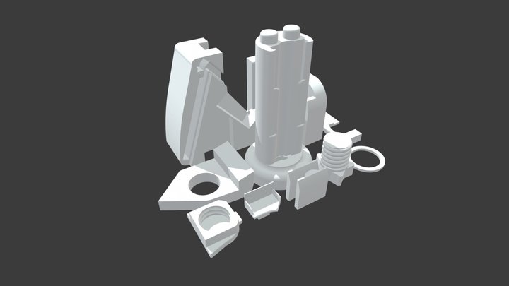 Rapid-Tome 3D printable microtome 3D Model