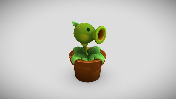 Peashooter - PVZ Garden Warfare 2 (Fanmade) – Modelo 3D gratuito STL