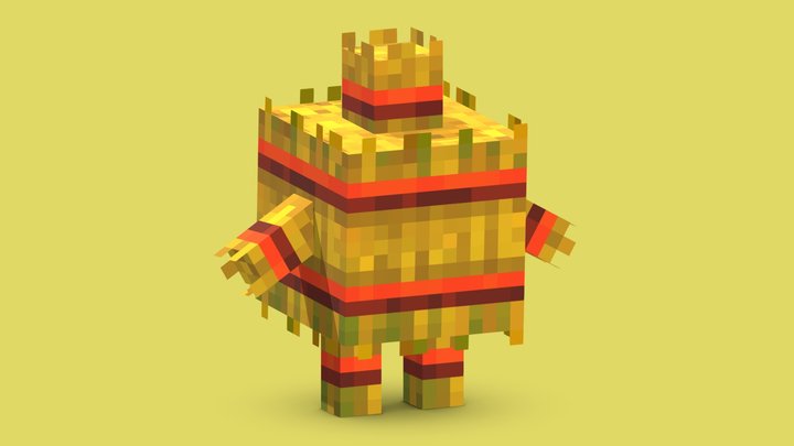 Hay Golem 3D Model