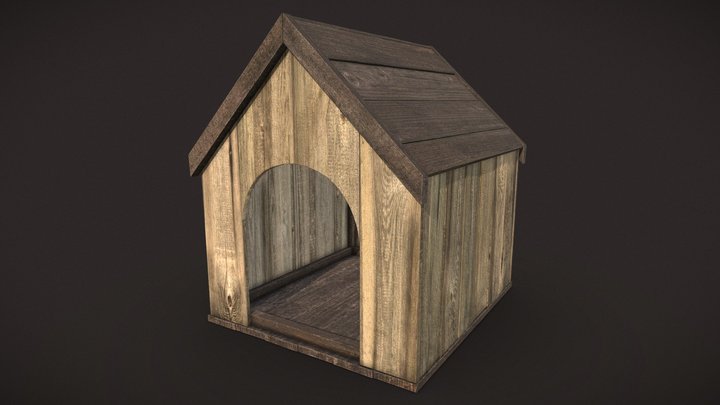 Dog House Free 3D Model