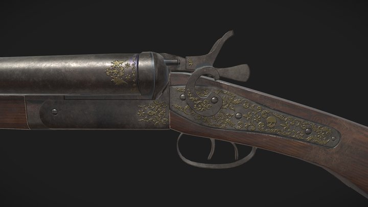 Sawed off (ShortGun) 3D Model