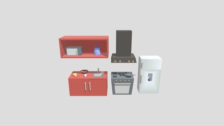 Full Kitchen 3D Model