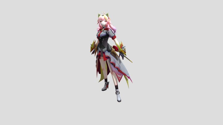guinevere_daybreak_halo_in_game 3D Model