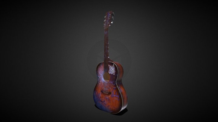 Specific Guitar 3D Model