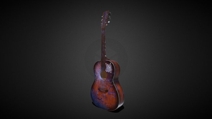 Specific Guitar 3D Model