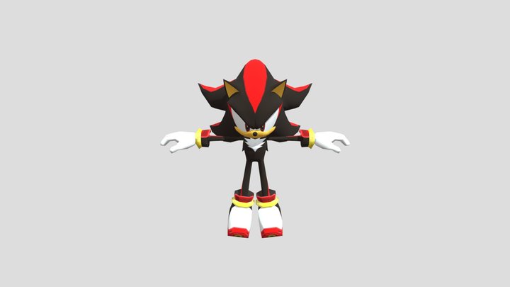 Shadow the Hedgehog 3D Model