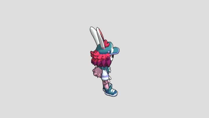 Fnf_scarlett_bunny 3D Model