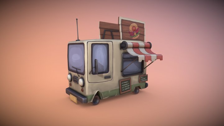 Casual Van 3D Model