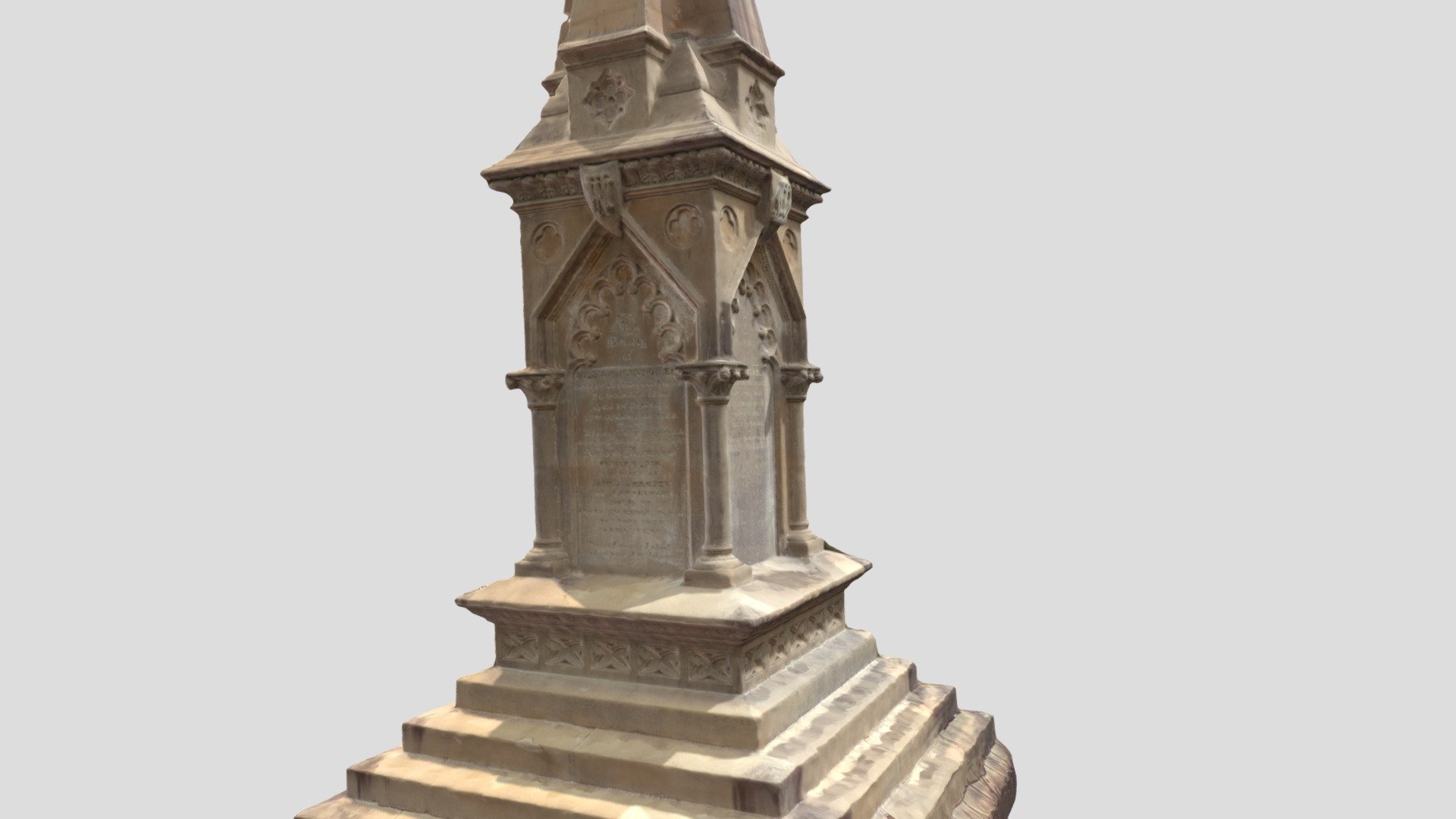 Carved memorial  - Rookwood Cemetery  Sydney.